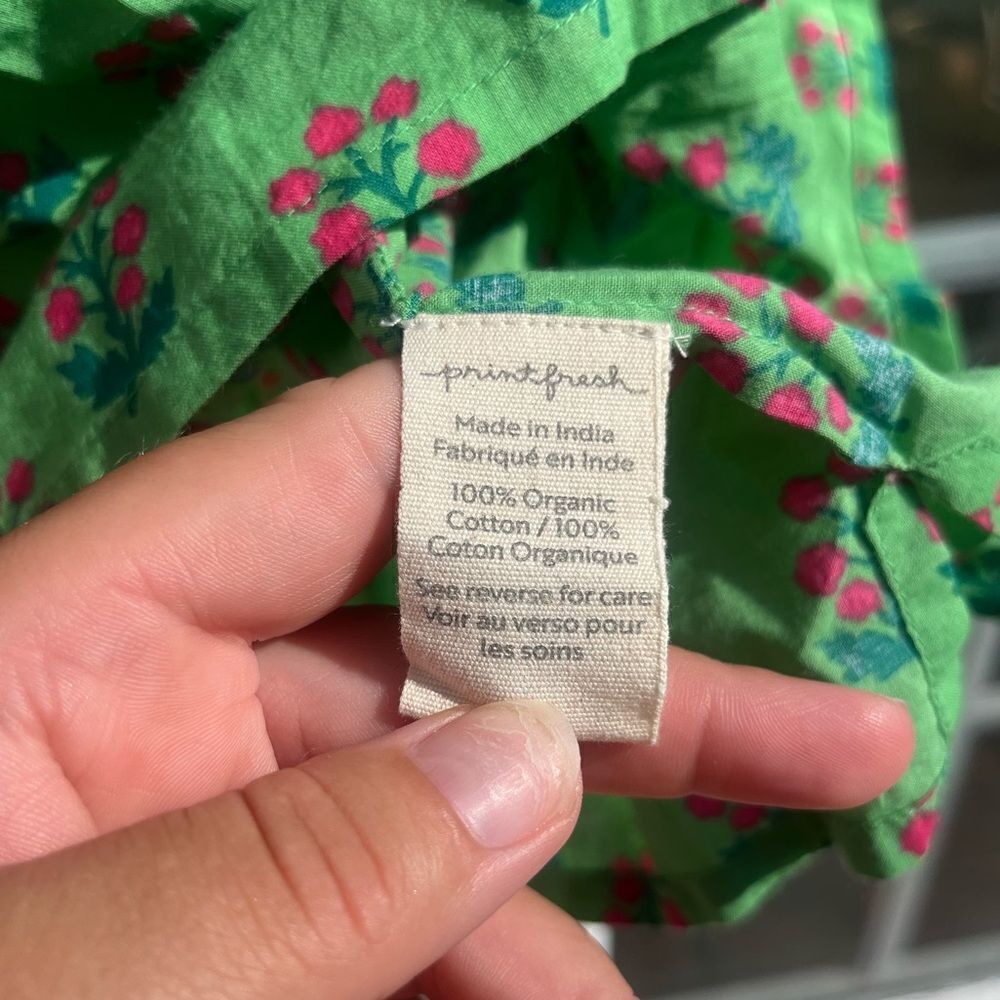 Printfresh In Bloom High Priority Blouse in Clover Green NWT - Picture 7 of 16